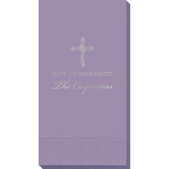 Religious Cross Guest Towels